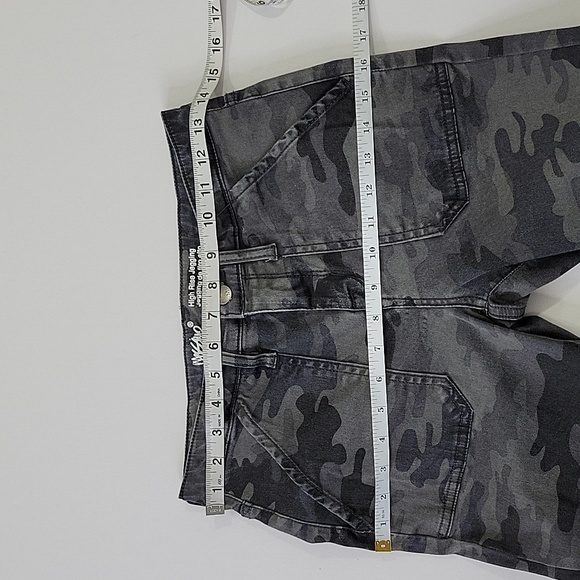 Mossimo Denim Gray Camo High Rise Jegging SZ 2 - Picture 7 of 15